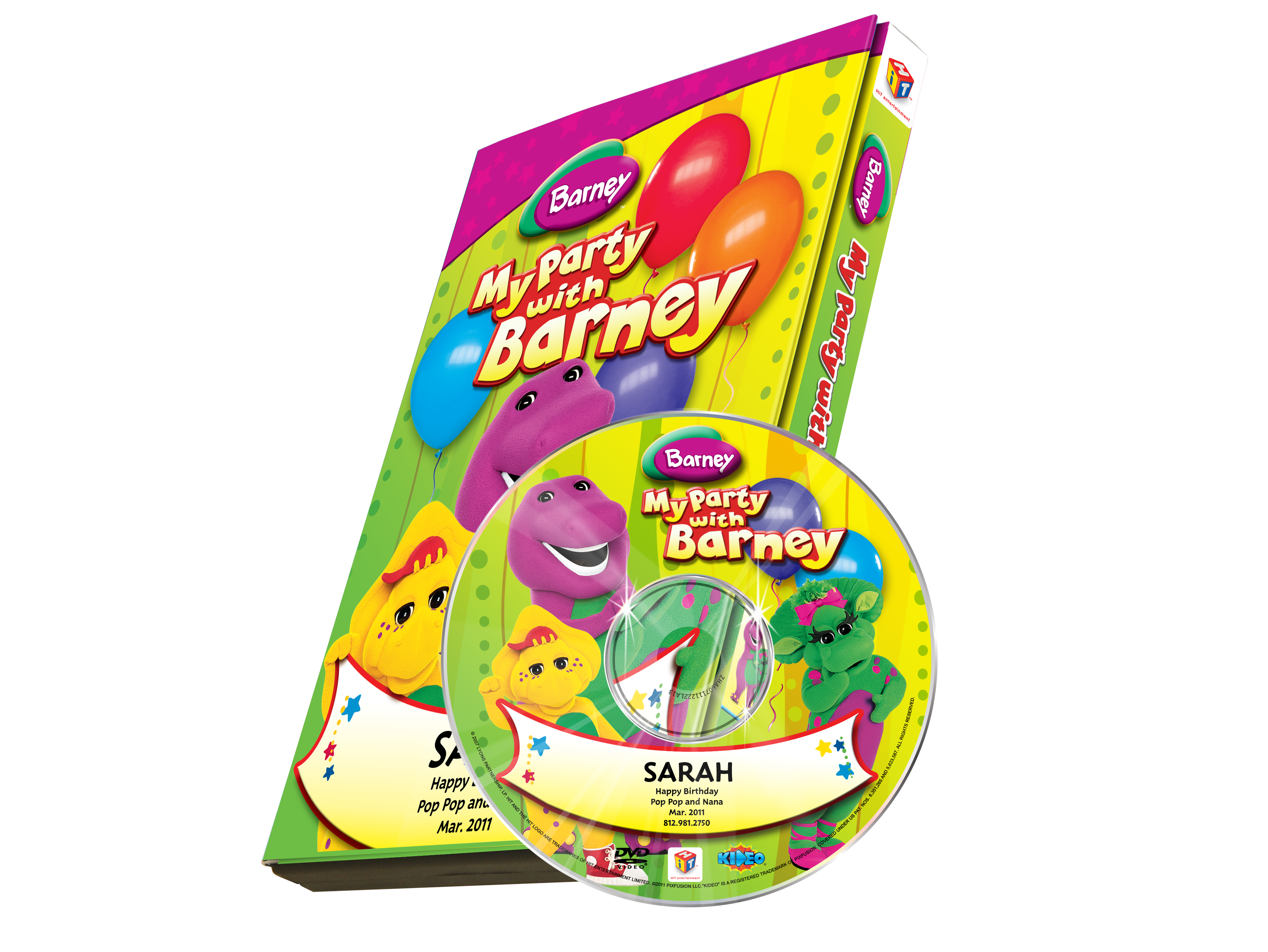 My Party With Barney DVD - Click Image to Close